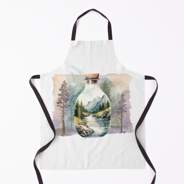 Item preview, Cedar Pine Trees Forest Terrarium Bottle designed and sold by WildWoodlandWitch.