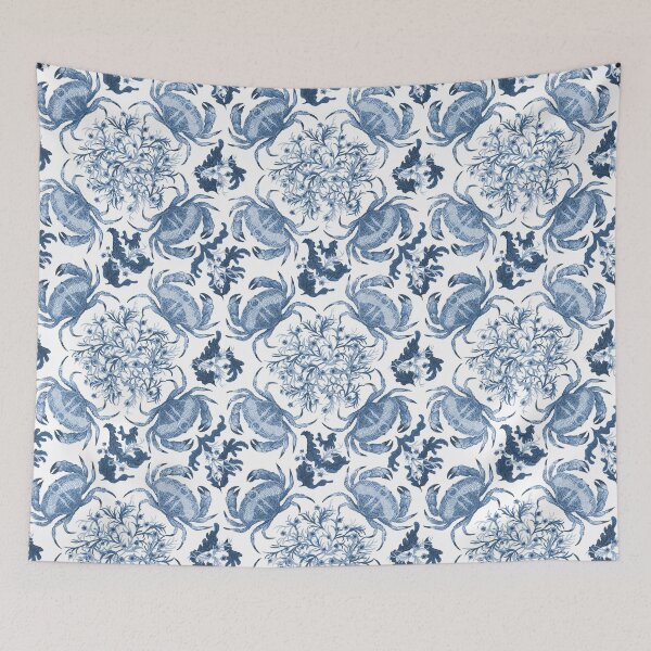 Item preview, Sea Garden William Morris Indigo Blue designed and sold by lauragraves.