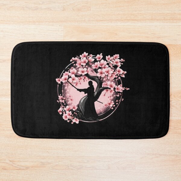 Item preview, Japanese warrior training under the cherry blossom tree designed and sold by Aquillashop.