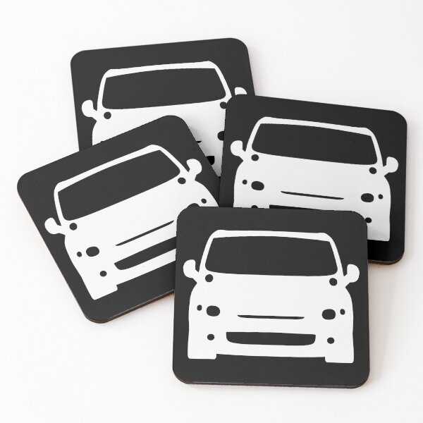 Item preview, Fiat Multipla 1998-2004 white silhouette designed and sold by EdimDesign.