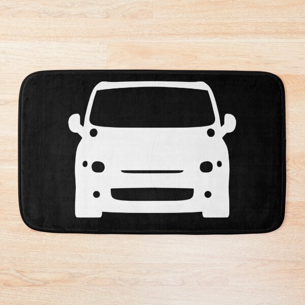 Item preview, Fiat Multipla 1998-2004 white silhouette designed and sold by EdimDesign.