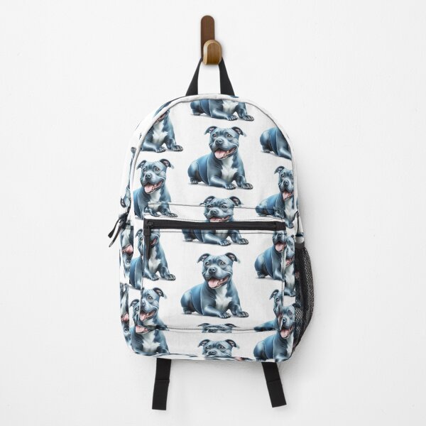 Item preview, Blue Staffy Portrait designed and sold by MaedK.