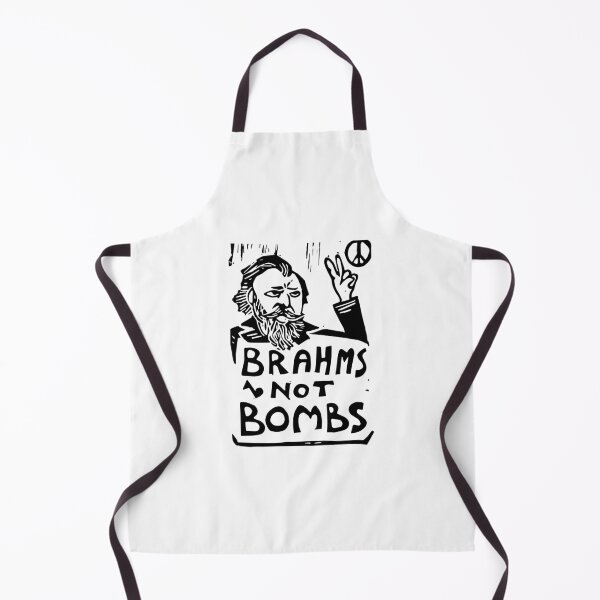 Item preview, Brahms Not Bombs designed and sold by SarahFullerArt.