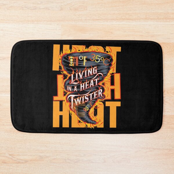 Item preview, LIVING IN A HEAT TWISTER - HOT WEATHER TORNADO METEO FORECAST designed and sold by justyna-s28.