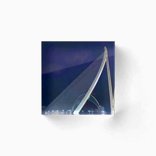 Valencia Bridge Acrylic Block