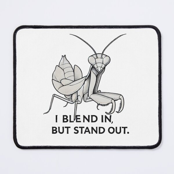 Item preview, I blend in, but stand out.-Green Mantis designed and sold by Blink Art Studio.