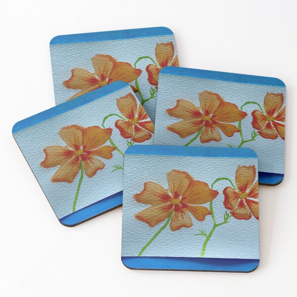 Item preview, Cosmos on Blue designed and sold by ArteAlegre.