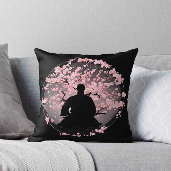 Item preview, Warrior's meditation under the blooming cherry tree designed and sold by Aquillashop.