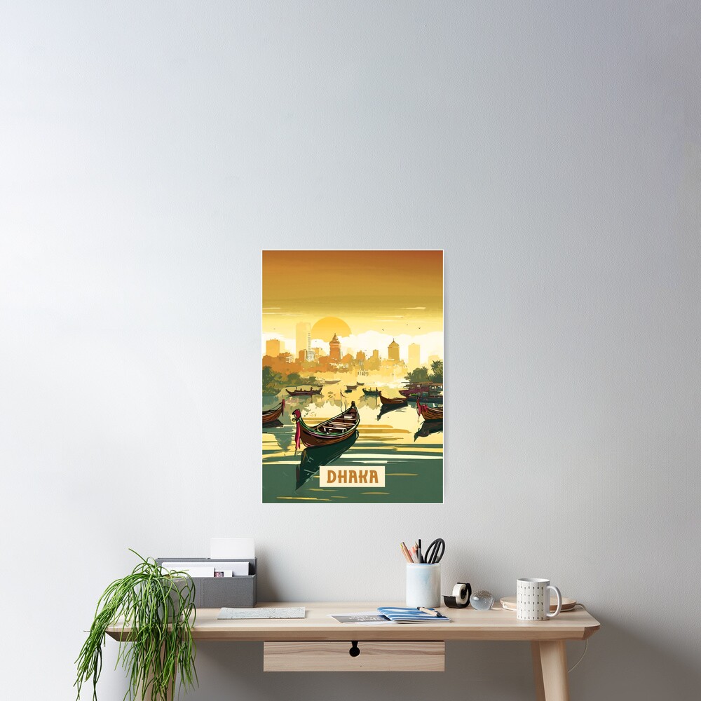Vista previa del artículo con la obra «Póster», diseñado y vendido por BoKev.