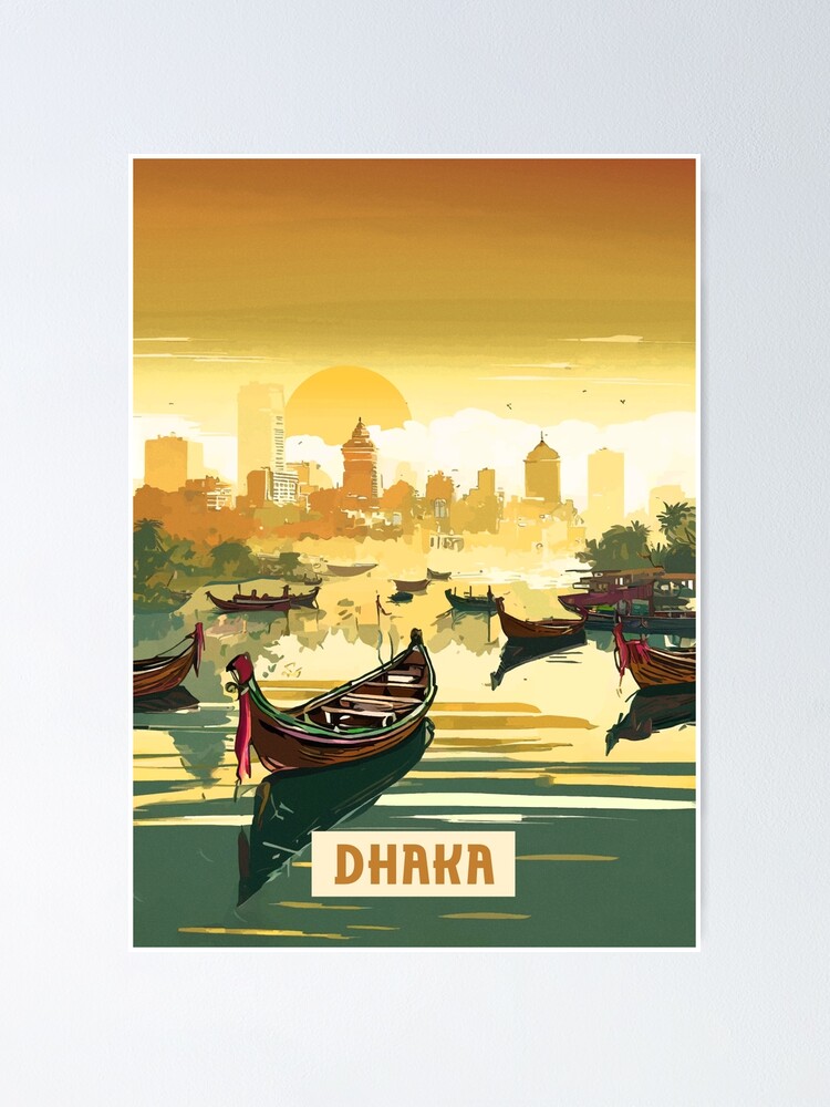 Thumbnail 1 von 3, Poster, Dhaka designt und verkauft von BoKev.