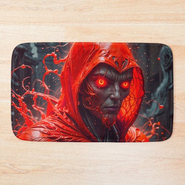 Item preview, Red Powerful Alien Superhero designed and sold by TheArtOfPat.