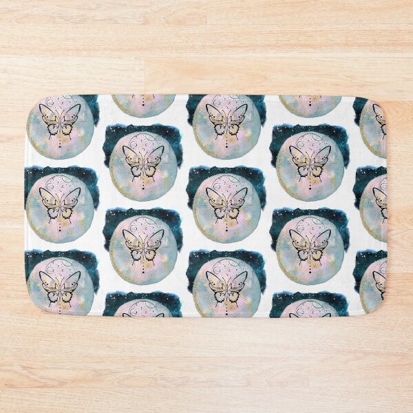 Item preview, Lunar Moth Full Moon Night Sky designed and sold by WildWoodlandWitch.
