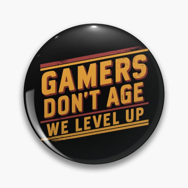 Artikelvorschau, Gamer altern nicht. Wir leveln. Dont' age. Levelup entworfen und verkauft von beDiceDesigns.
