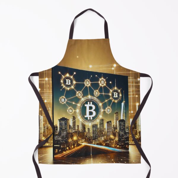 Item preview, Digital Fusion: Bitcoin and the Urban Skyline designed and sold by Marinaso.