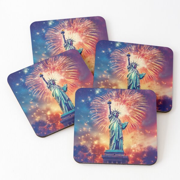 Item preview, Liberty and Fireworks for July 4th designed and sold by Blue Horse Photo Magic.