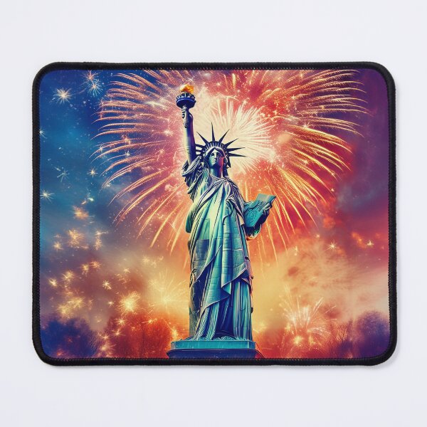 Item preview, Liberty and Fireworks for July 4th designed and sold by Blue Horse Photo Magic.