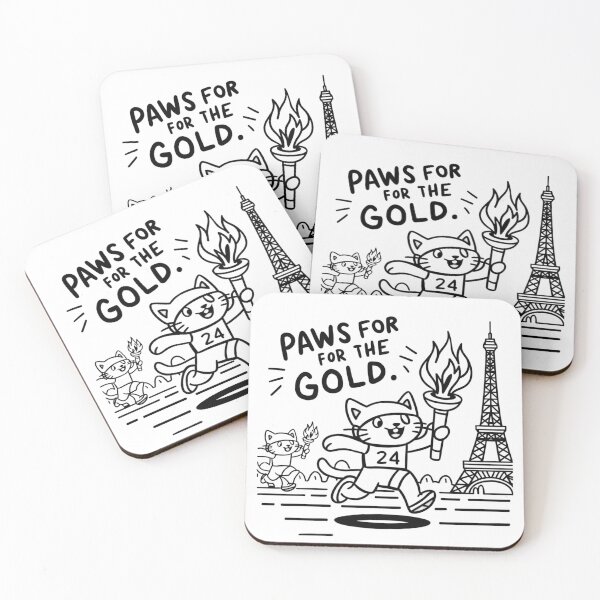 Item preview, Gold Paws Paris designed and sold by martaroo.