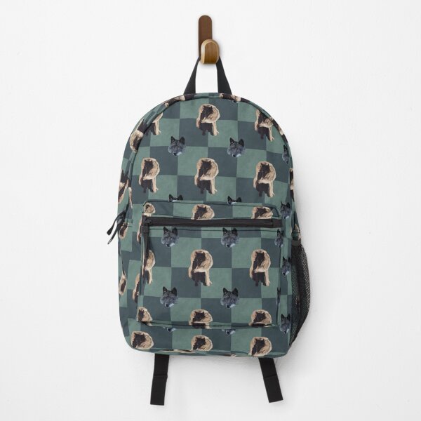 Item preview, Wolf Pack Grey Wolf Black Wolves Teal Checkerboard Seamless Pattern designed and sold by fiatluxillust.