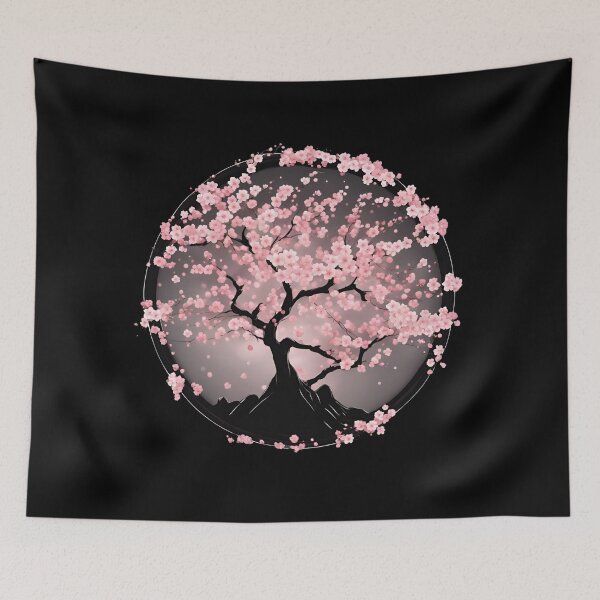 Item preview, Beautiful blooming cherry tree designed and sold by Aquillashop.