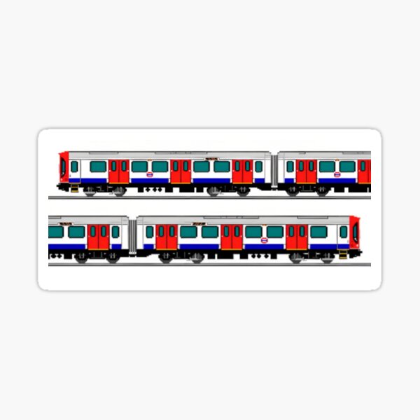Artikel-Vorschau von Londoner U-Bahn S8 Bestand, designt und verkauft von TrainFanatic.