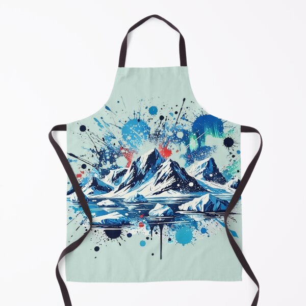 Item preview, Arctic splatter art designed and sold by PetPaletteCards.