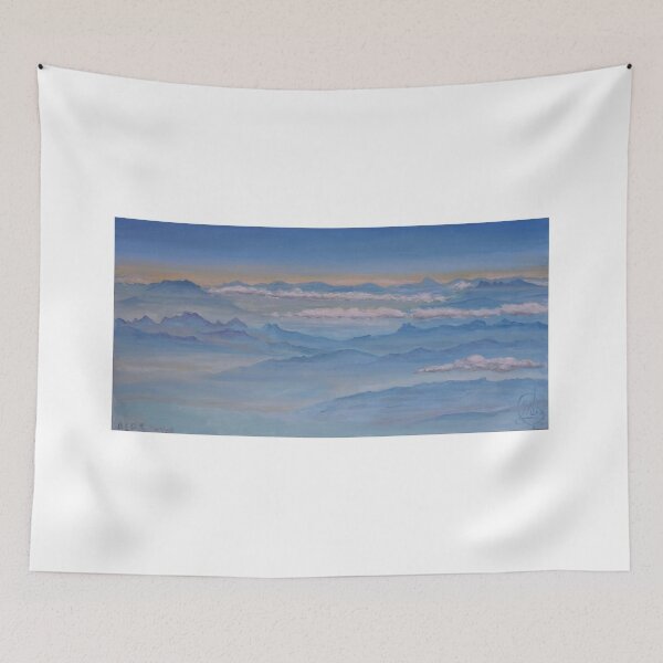 Item preview, Oil Painting - the Alps 20" x 10" designed and sold by Igor Pozdnyakov.