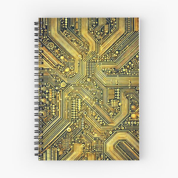 Item preview, Detailed golden circuit designed and sold by Marinaso.