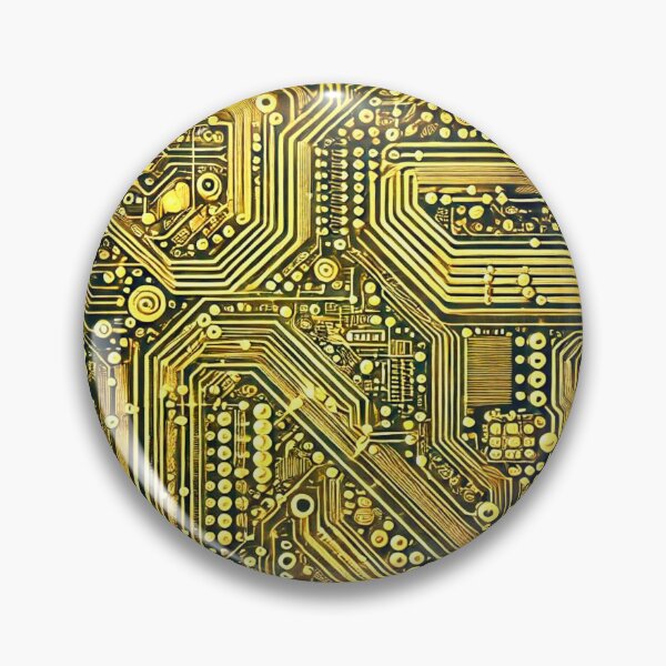 Item preview, Detailed golden circuit designed and sold by Marinaso.