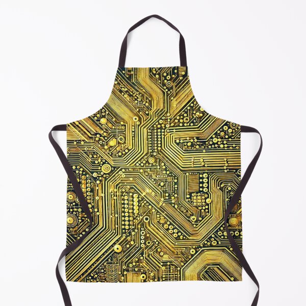 Item preview, Detailed golden circuit designed and sold by Marinaso.
