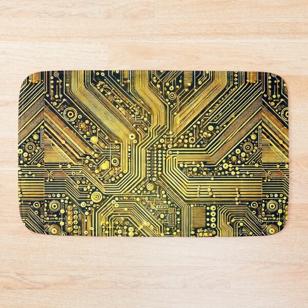 Item preview, Detailed golden circuit designed and sold by Marinaso.