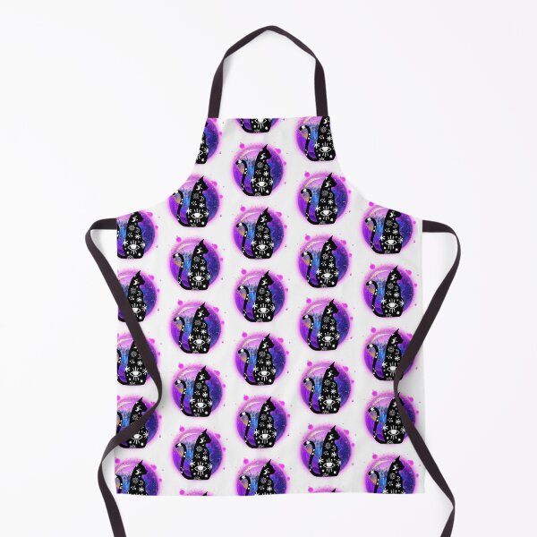 Item preview, Witchy Galactic Pink Watercolour Style Mystical Cat Kitty designed and sold by WildWoodlandWitch.