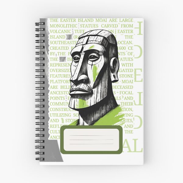 Item preview, Vintage  Easter Island Design sketch by CallisC Arts ⭐⭐⭐⭐⭐ designed and sold by CallisC-Arts.