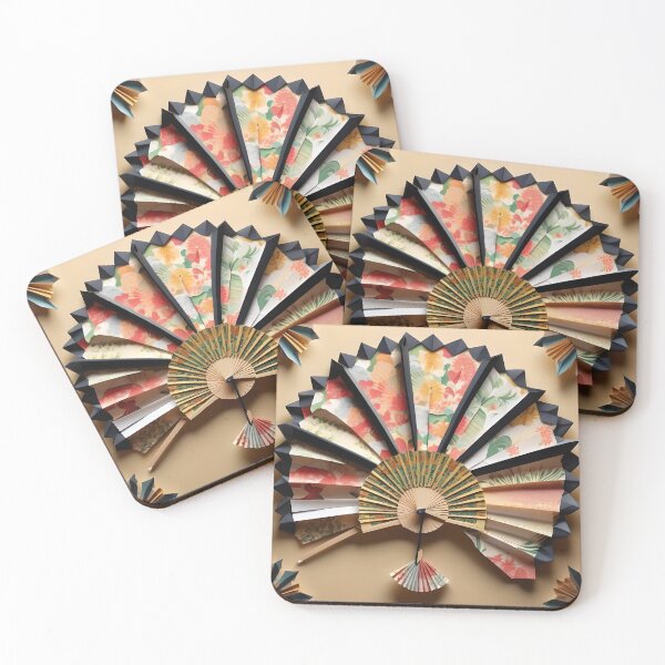 Item preview, Origami Art - Elegance Unfolded: Regency-Inspired Ornate Fan designed and sold by ArtfulFolds.