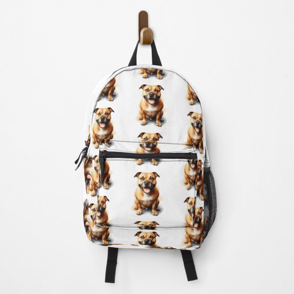 Item preview, Golden Staffy Portrait designed and sold by MaedK.