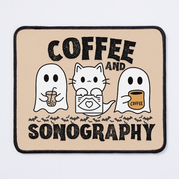 Item preview, Coffee Halloween Costume Sonography Ghost Sonographer designed and sold by SunfullyYours.