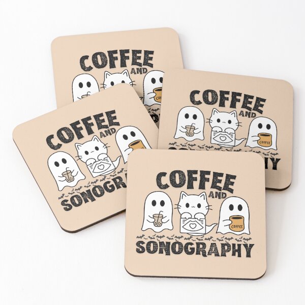 Item preview, Coffee Halloween Costume Sonography Ghost Sonographer designed and sold by SunfullyYours.