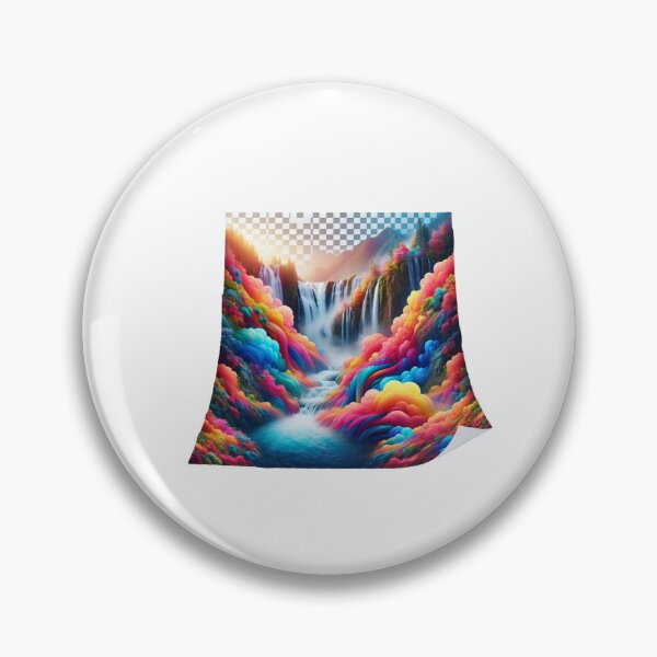Item preview, Colorful waterfall designed and sold by ModederZukunft.
