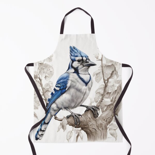 Item preview, Black and White Blue Jay designed and sold by Pencil-Art.