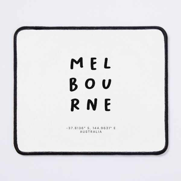 Item preview, Melbourne | Typography Design | Design Map Coordinates designed and sold by RM-Journey.