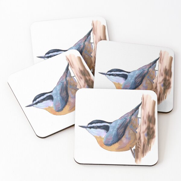 Item preview, Red-breasted Nuthatch designed and sold by seafrost.