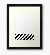 Off White Art Framed Print