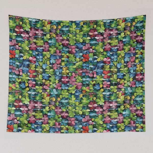 Item preview, Clover Leaf Wallpaper designed and sold by Zenvo.
