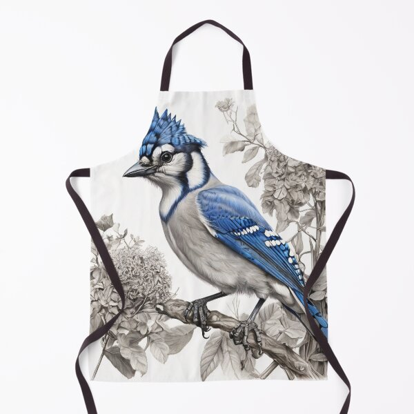 Item preview, Black and White Blue Jay designed and sold by Pencil-Art.
