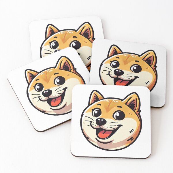 Item preview, Cute Shiba Inu Doge Meme Sticker - Fun and Adorable Design designed and sold by Greemo03.