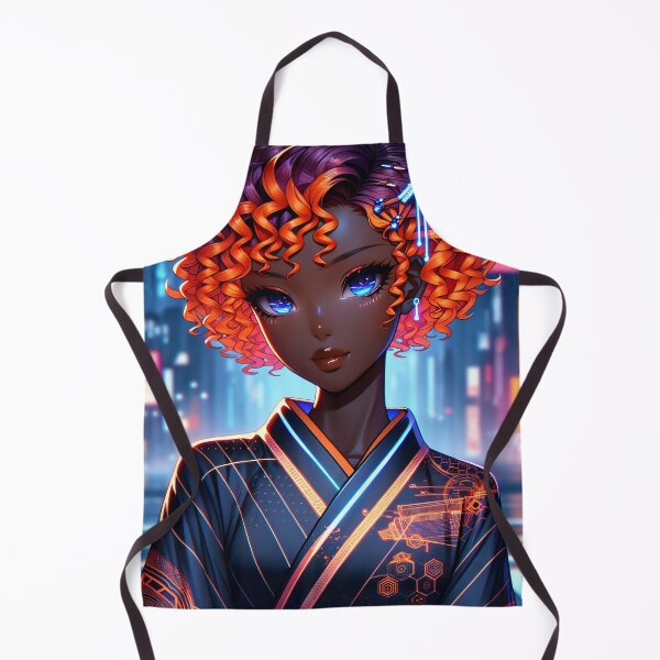 Artikelvorschau, Orange Neon Locken entworfen und verkauft von The Journey Ain't Mid.