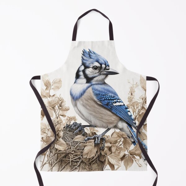 Item preview, Black and White Blue Jay designed and sold by Pencil-Art.