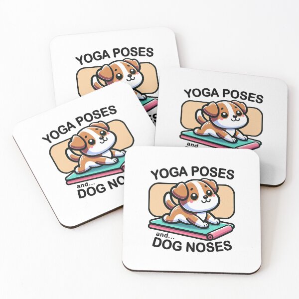 Item preview, Cute Dog Doing Yoga designed and sold by MoniushkoArt.