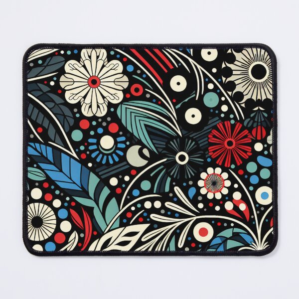 Item preview, Bold Retro Floral Pattern - Vibrant and Playful Art designed and sold by SportyAndArtful.