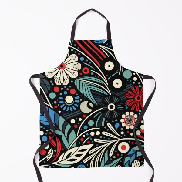 Item preview, Bold Retro Floral Pattern - Vibrant and Playful Art designed and sold by SportyAndArtful.
