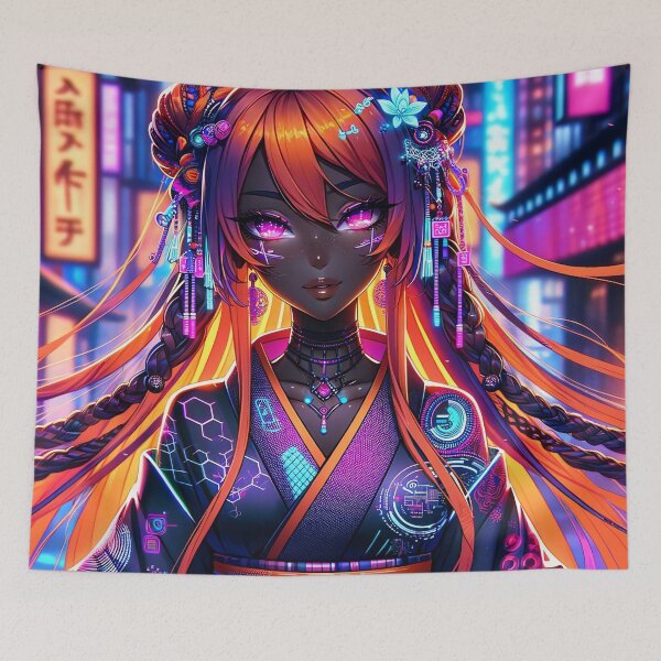 Item preview, Glowing Geisha Princess designed and sold by The Journey Ain't Mid.